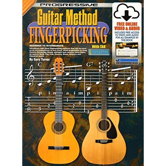 Music Progressive Guitar Method Fingerpicking