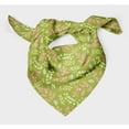 thumbnail image 3 of Bimba Green Red Berries & Leaves Printed Pure Silk Scarf Neck Wrap Summer Hair Bandanas For Women 40 x 80 Inches, 3 of 6
