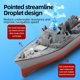 thumbnail image 1 of Control 2.4G Control Remoto Barco Barco Resistente Al Agua Simulación de Alta Velocidad Barco Modelo de Buque de Guerra Mini Battleship Toy para Niños Niños, 1 of 7