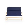 thumbnail image 3 of Guidecraft Upholstered Rockers 10" Wood/Cotton Kiddie Rocker Couch in Blue, 3 of 4