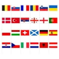 thumbnail image 1 of 24 Uds bandera nacional con postes Mini bandera banderas del equipo nacional para decoración de fiesta de Bar, 1 of 8
