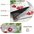 thumbnail image 6 of Round Rug 7Ft Washable Non-Slip, Grey Christmas Circle Area Rugs for Living Room Bedroom, Snowman Xmas Tree Ball Snowflake Indoor Floor Mats Carpet Runner for Home Decor Aesthetic, 6 of 8