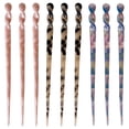 thumbnail image 1 of 9 Piezas Horquillas para el Cabello, Horquilla de Concha de Tortuga Palillos para el Cabello Vintage Disco de Horquillas Retro, Accesorios para el Cabello para Mujeres y niñas, 1 of 6