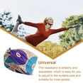 thumbnail image 4 of Diadema de ganchillo Minnieouse Estampado Deportes Ajustable Antideslizante Azul+Morado, 4 of 6