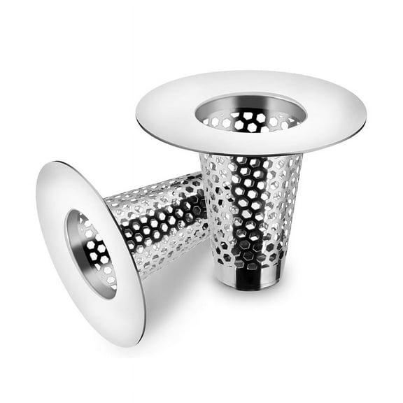 Bathroom Sink Drain Strainers,Small Conical Premium Stainless Steel Porous Hair Catcher, Drainer Filter