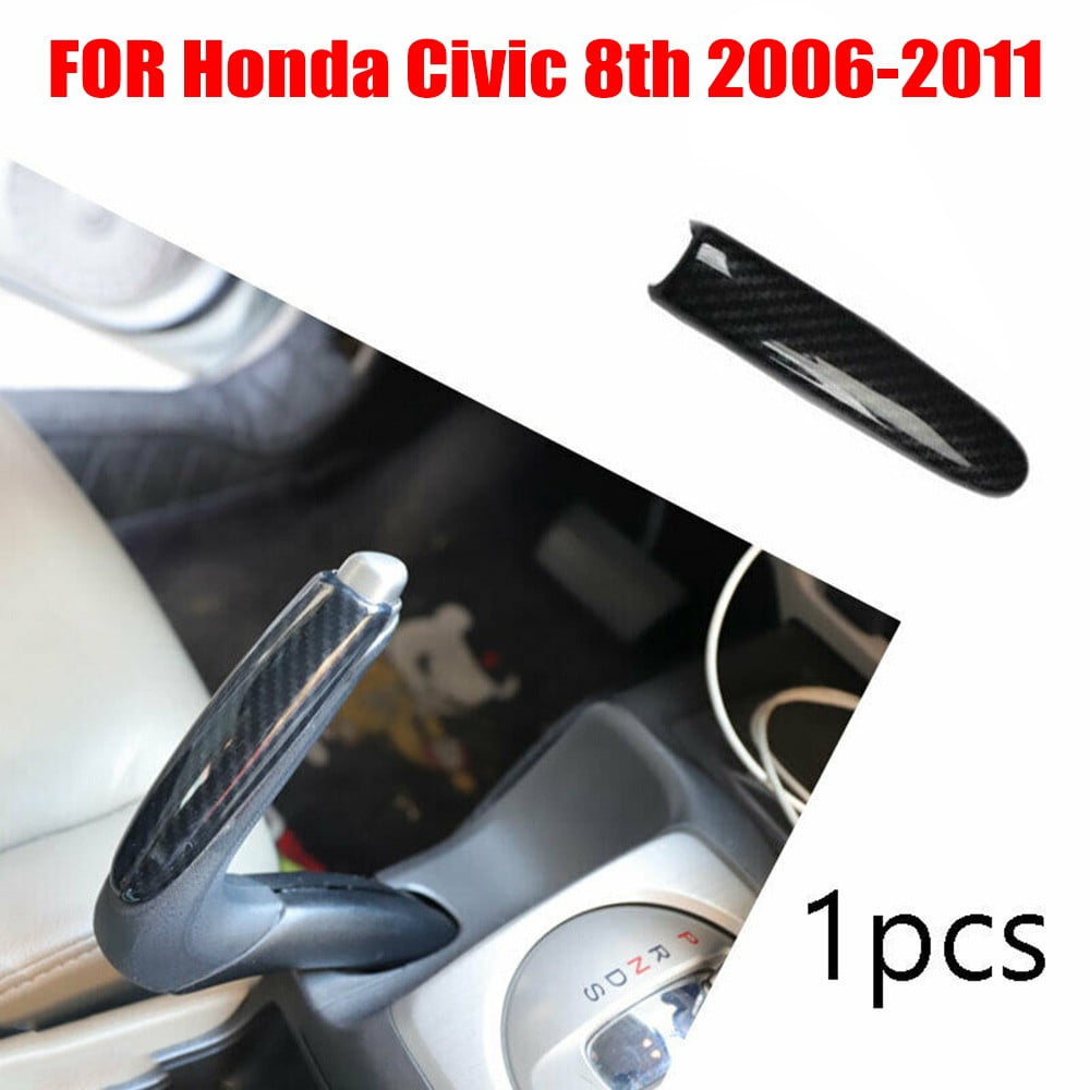Carbon Style Console Armrest Rear Side Air Vent Cover For Honda Civic 2006-2011