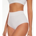 thumbnail image 2 of Women's High Waist Yoga Shorts with Scrunch Back - Butt Lifting Gym Shorts for Workout, Dance & Rave White M, 2 of 5