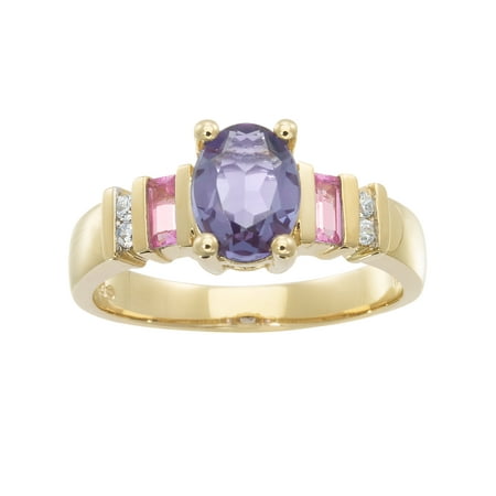 Gemstone Oval Ring - Keepsake Personalized Family Jewelry Gracious Oval Gemstone Ring available in Sterling Silver, Gold over Silver, White and Yellow Gold