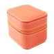 thumbnail image 1 of Caja de almacenamiento para relojes, estuche de exposición para relojes de pulsera, regalo, portátil, compacto, elegante con forro suave para mujeres Naranja, 1 of 8