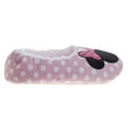 thumbnail image 3 of Disney Minnie Mouse Slippers for Girls, Plush Non, Slip Warm Indoor Comfortable (Toddler Little Kid), Pink, Size: 9-10, 3 of 5