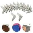 thumbnail image 1 of AURARMLET 40Pcs Metal Corner Protector for Books Silver for Decorating Boxes in Study Back to School, 1 of 8