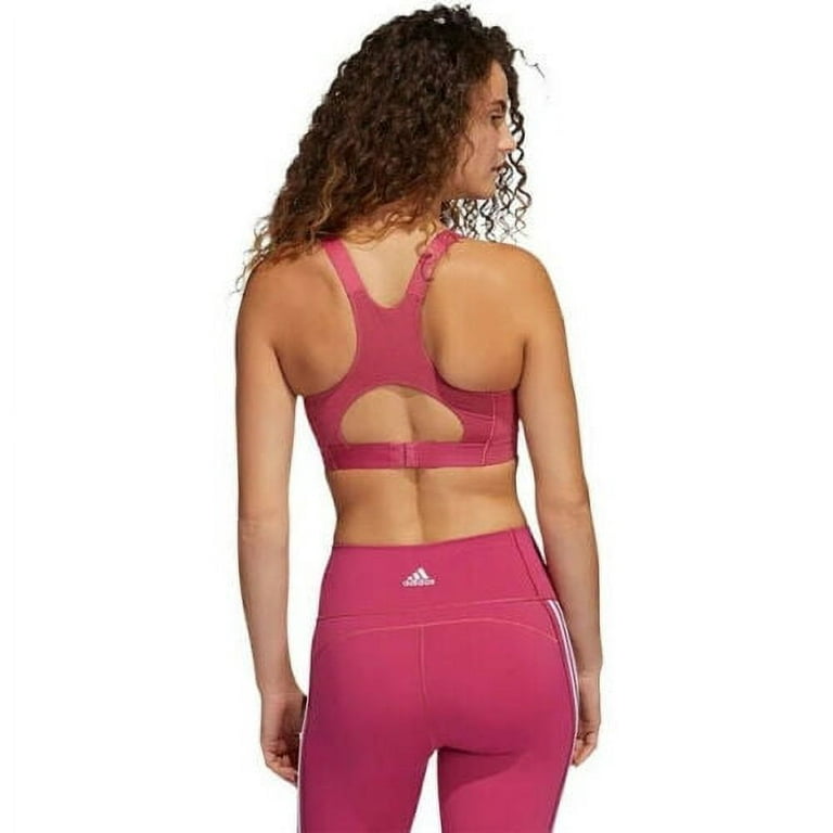 Adidas Women's Ultimate Alpha High-Support Racerback Sports Bra Pink S, $50  NWT 