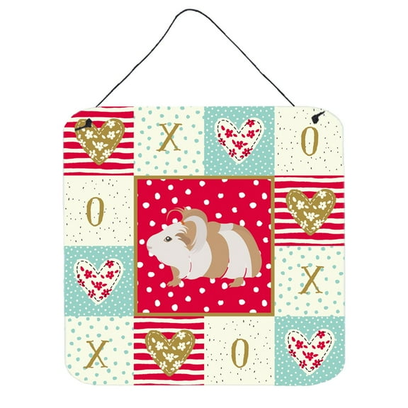 Silkie Guinea Pig Love Wall or Door Hanging Prints