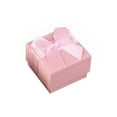 thumbnail image 2 of Qarigey Caja Regalos Bowknot Cajas de cosméticos Dama Multifuncional Pendiente Caja Organizador Ornamento Decoración Boda Ropa, zapatos y accesorios Miscelánea Rosado 7.5*7.5*3.5 Qarigey AP016321-02, 2 of 6
