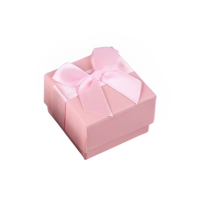 Qarigey Caja Regalos de joyería Bowknot Cosméticos Cajas nórdicas Collares de dama Pendiente Collar Caja de ataúd Boda Acción de gracias Type3 NO3