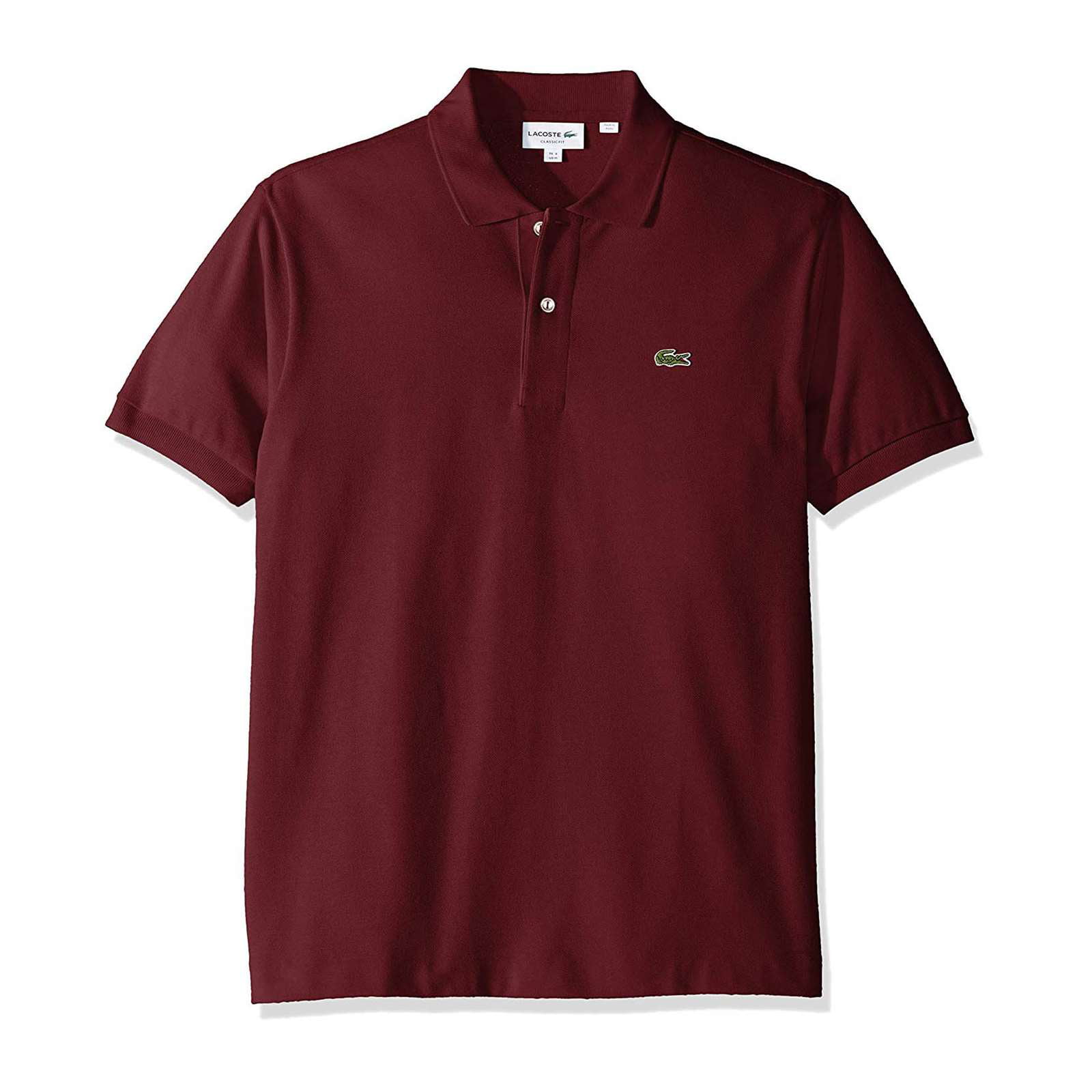 Lacoste Men's Short Sleeve Pique L.12.12 Classic Fit Polo Shirt, Blue, 9 - Walmart.com