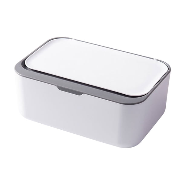 Caja de pañuelos, porta toallitas húmedas, dispensador de servilletas, tapa para escritorio, sobremesa, pañuelos húmedos, mascarillas faciales, servilletas de papel, tapa a prueba de polvo, contenido