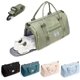 thumbnail image 1 of Bolsa de gimnasio para mujeres y hombres, bolsa de viaje, bolsa de lona deportiva para gimnasio con compartimento para zapatos y bolsillo húmedo, bolsa para llevar durante la noche, bolsa de, 1 of 5