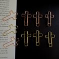 thumbnail image 2 of 20 clips de papel en forma de cruz, suministros de oficina divertidos para la escuela, bodas y mucho más., 2 of 4