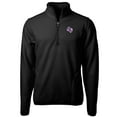 thumbnail image 2 of Men's Cutter & Buck Black Stephen F Austin Lumberjacks Big & Tall Cascade Eco Sherpa Fleece Quarter-Zip Jacket, 2 of 3