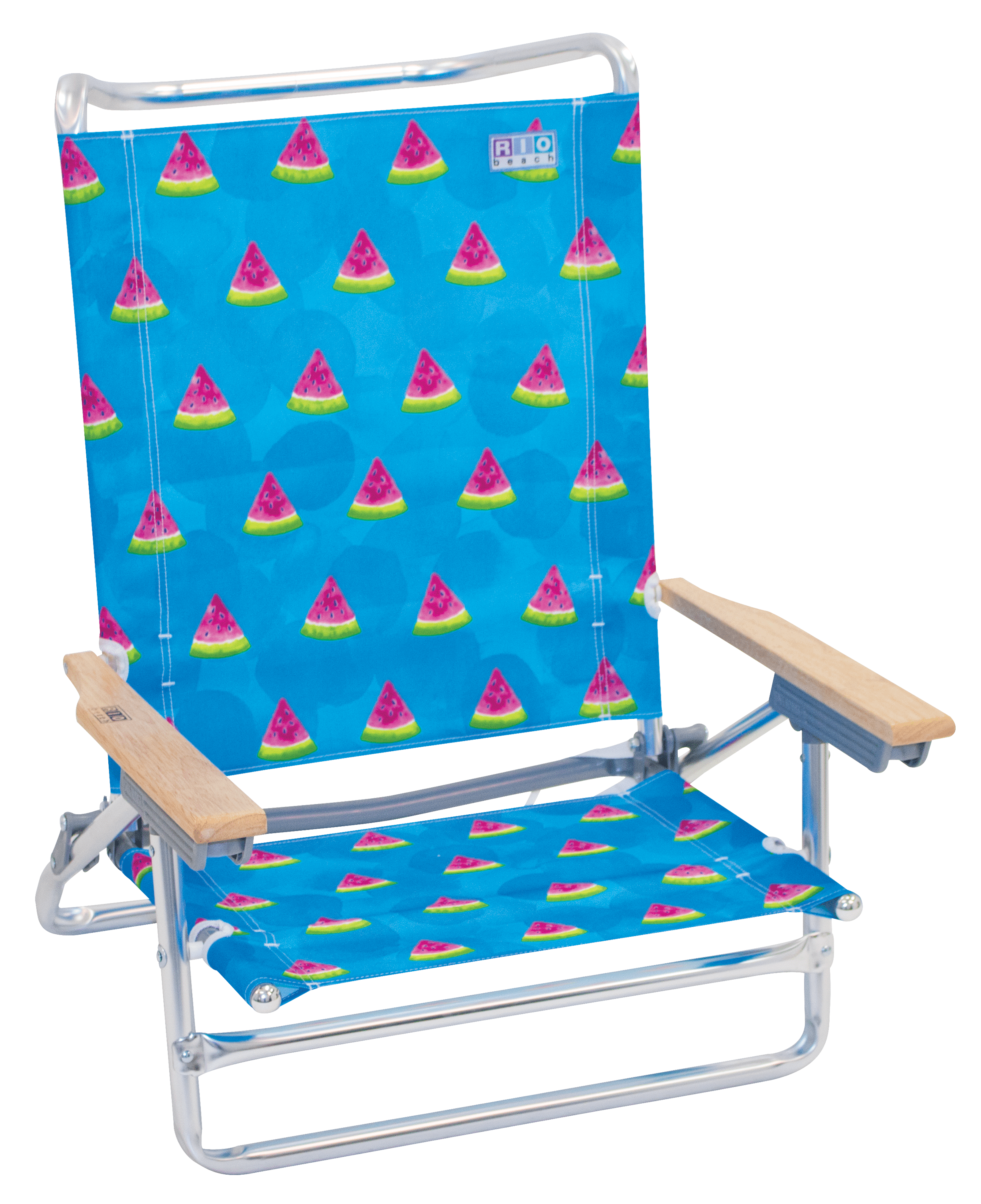 RIO Beach Classic 5Position Lay Flat Beach Chair