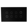 thumbnail image 4 of Interruptor inteligente de pared con WiFi de 8 vías, control remoto táctil para apartamento, 95-250 V CA, 4 of 14