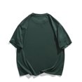 thumbnail image 4 of Odbmxy Short Sleeve Tee Shirts for Men Big and Tall Cotton Mens Shirts Bottoming Breathable Loose Leisure Solid Shirts,Green XL, 4 of 8