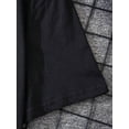 thumbnail image 5 of Women's Oversized Black T-Shirt with Vintage Face and Stars Graphic, Loose Fit Grunge Streetwear Tee Top, 5 of 6