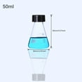 thumbnail image 2 of 2Pcs Erlenmeyer Flask with Black Screw Cap, 1.7oz 100ml, Borosilicate Glassware with Printed Graduation, 2 of 8