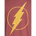 thumbnail image 5 of DC Comics The Flash Men's & Big Men's Graphic Tee Shirts, 2-Pack, S-3XL, 5 of 6