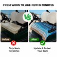 thumbnail image 4 of Golf Cart Seat Covers for 2 Seater,Blue Coastal Beach Soft Microfiber Cart Seat Towel Blanket,Summer Nautical Oil Painting Absorbent Breathable Non Slip Bench Seats Protector for Golf Course 51"x31", 4 of 9
