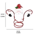 thumbnail image 2 of Copa De Vino De Navidad Muñeco De Nieve De Santa Soporte De Copa De Vino Estante De Almacenamiento De Copas De Vino Soporte De Copa De Vino Con 2 Ganchos Para Fiesta De Navidad Vogacara HA046815-02, 2 of 6