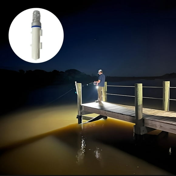 Veilleuses Évasées Marines Approuvées, Signaux d'Urgence et Lumière de Pêche Nocturne à DEL Haute Visibilité pour Bateaux et Bouées