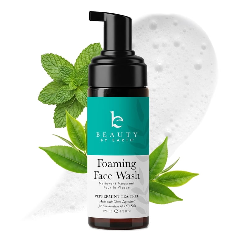Foaming Face Wash Cleanser with Natural and Organic Ingredients photo 1
