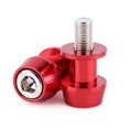 thumbnail image 1 of Motorcycle CNC Aluminum Alloy Swingarm Sliders (10mm, Red), 1 of 1