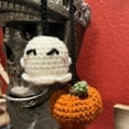 thumbnail image 1 of HUGFEGWE Rear View Mirror Hanging Accessories Handmade Handmade Pumpkin and Smiling Face Car Ornament U2536-26094, 1 of 7