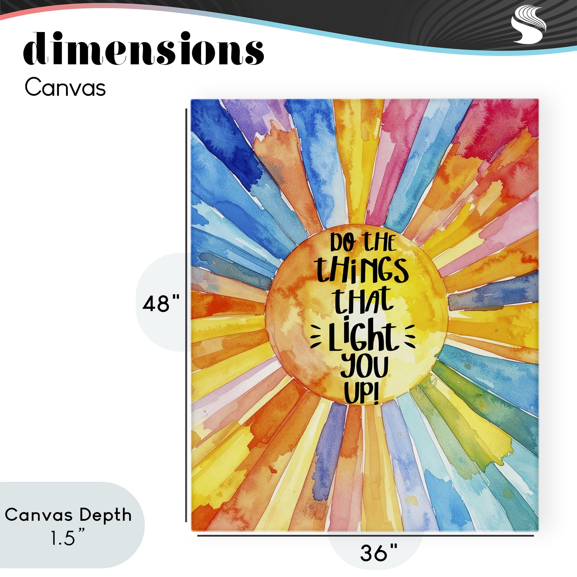 Stupell Industries Things That Light You Up Canvas Wall Art, design by Shelly Craig