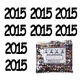 thumbnail image 2 of Confetti Year 2015 Black - Half Pound (8 oz) - CCL7610, 2 of 8