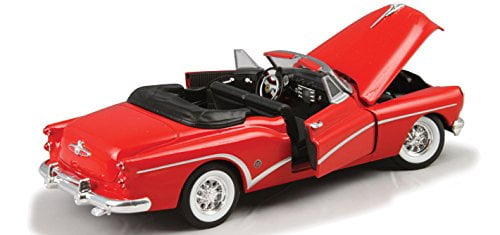 WELLY 24027 1953 BUICK SKYLARK CONVERTIBLE 1/24 DIECAST MODEL CAR RED 