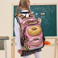 thumbnail image 7 of FORMRS School Backpack 17" Student Travel Bag with Laptop Compartment, Cute Doughnuts Pattern, 7 of 7