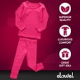 thumbnail image 5 of Elowel Pajama Set for Women and Men 2 Pack 100% Cotton Adult PJs Hot Pink Size S, 5 of 7