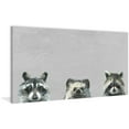 thumbnail image 2 of Marmont Hill Three Cuties in Gray Canvas Wall Art, 2 of 7