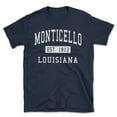 thumbnail image 1 of Monticello Louisiana Classic Established Men's Cotton T-Shirt, 1 of 1