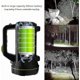 thumbnail image 2 of Usb Rechargeable Ultra Powerful Led Flashlight 135000 Lumens 6000 Mah High Power Waterproof Flashlight For Emergency Hiking Camping Hunting (without S, 2 of 5