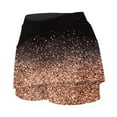 thumbnail image 5 of Women's Running Shorts 2 In 1 High Waisted Flowy Running Butterfly Shorts Summer High Elastic Gym Shorts Tennis Skorts Shorts with Drawstring, 5 of 6