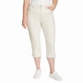 thumbnail image 4 of Gloria Vanderbilt Women's Amanda High Waisted 5 Pocket Capri Pant, Multi, 8, 4 of 6