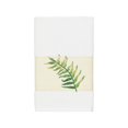 thumbnail image 5 of Authentic Hotel and Spa  Turkish Cotton Palm Fronds Embroidered White 4-piece Towel Set, 5 of 5