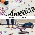 thumbnail image 5 of American Independence Day Outdoor Rug for Patio/Deck/Porch, Non-Slip Large Area Rug 4 x 6 Ft, Retro Fireworks Stars Indoor Outdoor Rugs Washable Area Rugs, Reversible Camping Rug Carpet Runner, 5 of 8
