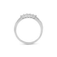 thumbnail image 4 of 14kt White Gold Princess Diamond Bridal Wedding Ring Band Set 1 Cttw, 4 of 5