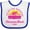 White and Royal, variant on Inktastic Summer Enjoy the Sunshine Clearwater Beach Florida in Pink Boys or Girls Baby Bib